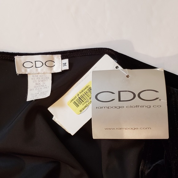 Rampage CDC Black Velvet Cropped Jacket 14 NWD - Picture 5 of 5